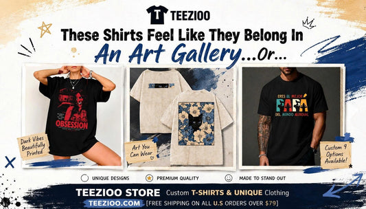 These Shirts Feel Like They Belong In An Art Gallery... Or A Group Chat 😂🎨