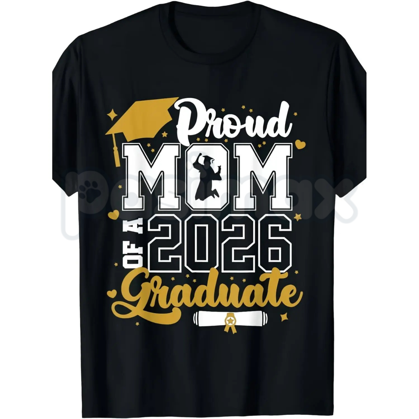 Class of 2026 Proud Mom T-Shirt – Vintage Senior 2026 Graduation Shirt