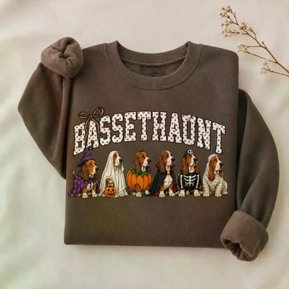 Halloween Dog Breeds Sweatshirt - Cozy Autumn Dog Mom Spooky Crewneck