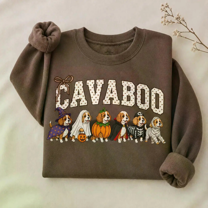 Halloween Dog Breeds Sweatshirt - Cozy Autumn Dog Mom Spooky Crewneck