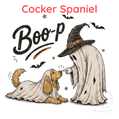 Comfort Colors® Boo-p Ghost Dog Shirt - Funny Halloween Dog Mom Graphic Tee