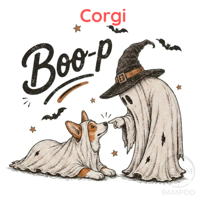 Comfort Colors® Boo-p Ghost Dog Shirt - Funny Halloween Dog Mom Graphic Tee