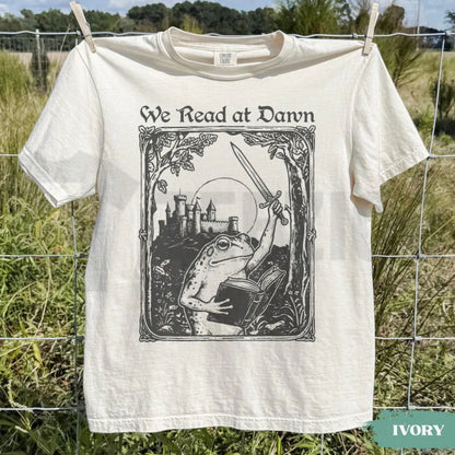 Funny Frog Meme We Read At Dawn Comfort Colors Shirt