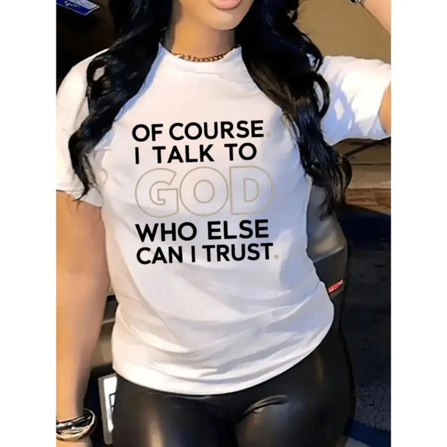 "Of Course I Talk To God" Tee