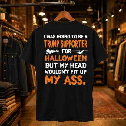 Sarcastic Bat Quote Back Print Top – Funny Political Halloween Graphic Apparel