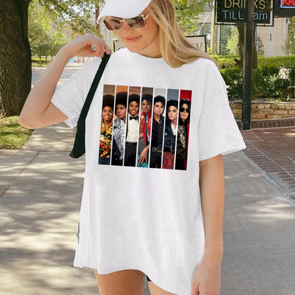 Michael Jackson "Evolution" T-Shirt – Iconic King of Pop History Graphic Tee