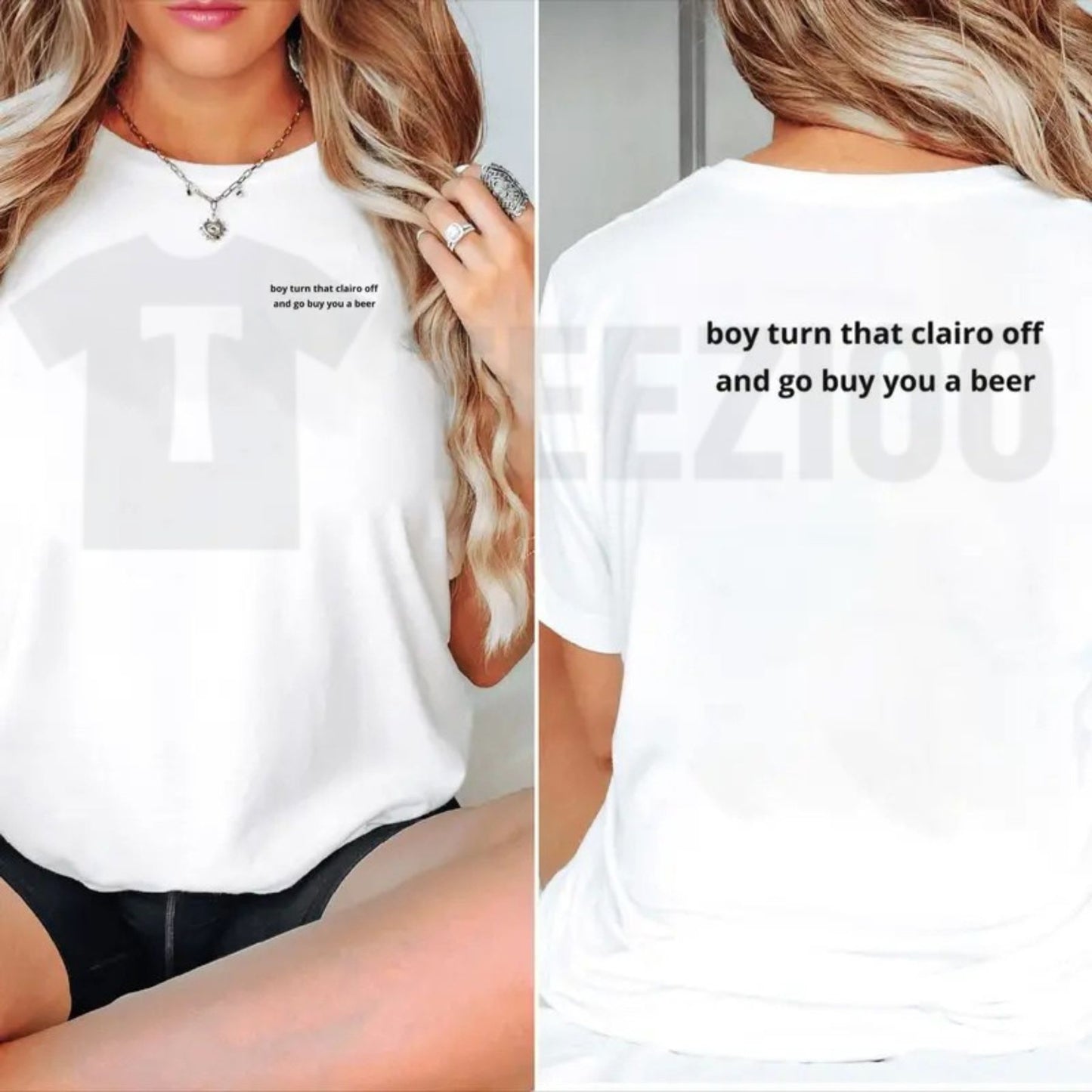 Funny Clairo Meme T-Shirt – Retro Boy Turn That Clairo Off Graphic Tee, Indie Alternative Music Fan Urban Shirt