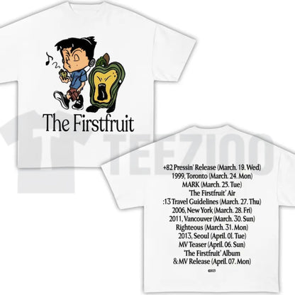 NCT 127 Mark Lee The Firstfruit Solo Debut Custom Czennie Kpop Graphic Fan T-Shirt