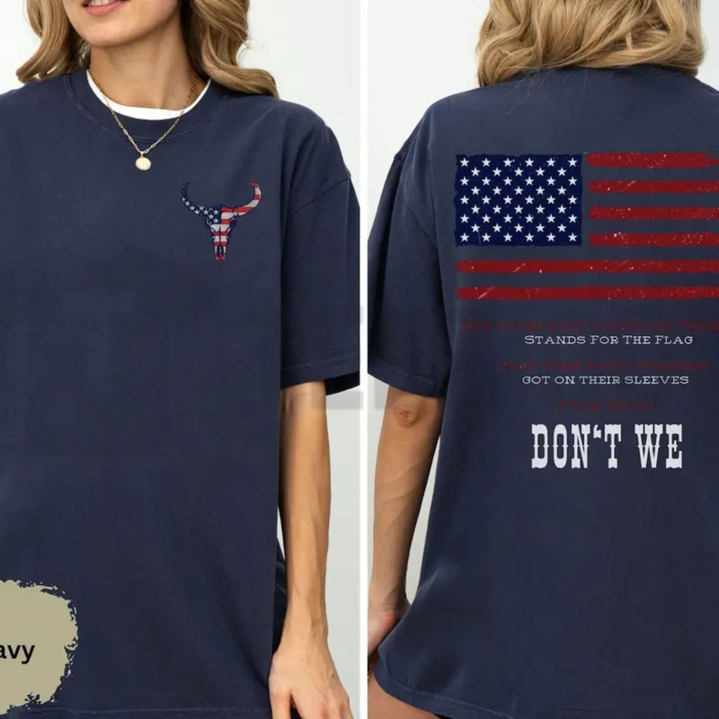 Morgan Vintage Dont We Still the Problem 2026 Tour American Flag T-Shirt
