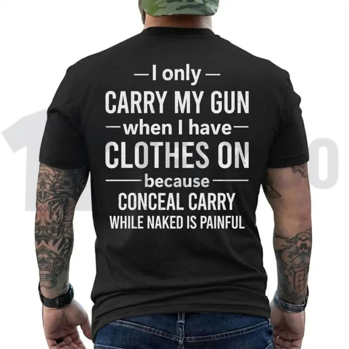 Funny Second Amendment Top – Gun Owner Humor Graphic Apparel