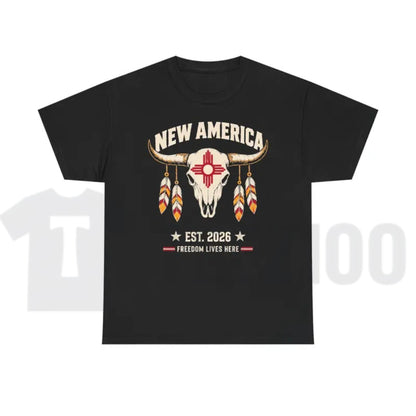 New Mexico Zia Symbol Pride Top – New America Graphic Southwestern Apparel