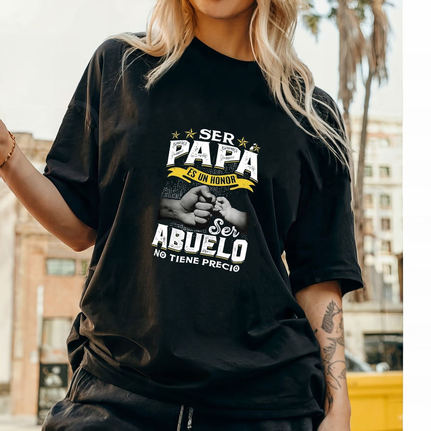 Ser Papa Es Un Honor Abuelo No Tiene Precio Tee – Funny Spanish Father's Day Graphic T-Shirt for Dad & Grandpa