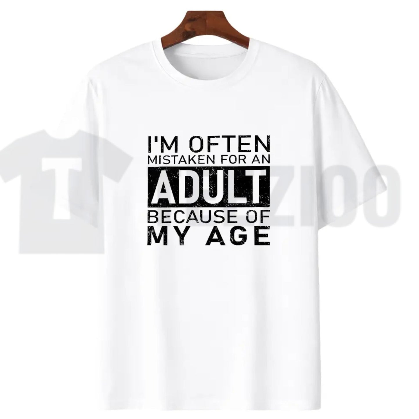 Often Mistaken For A Responsible Adult Tee – Funny Sarcastic Maturity Shirt