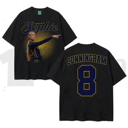 Graphic Sophie 8 2-Sided Basketball Premium Game Day Fan Graphic T-Shirt