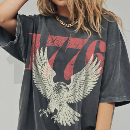1776 Bald Eagle USA 250th Comfort Colors Shirt – Retro 4th of July Independence Tee
