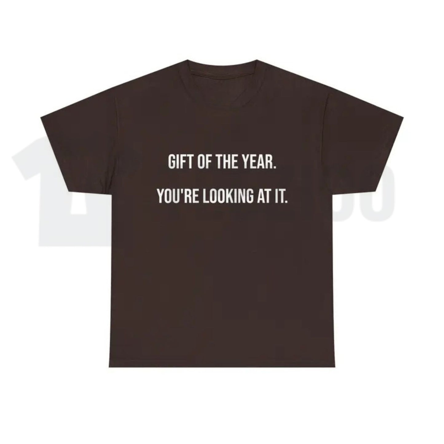 Gift Of The Year Graphic T-Shirt – Funny Father's Day Family Tee, Humorous Everyday Urban Streetwear Shirt for Men