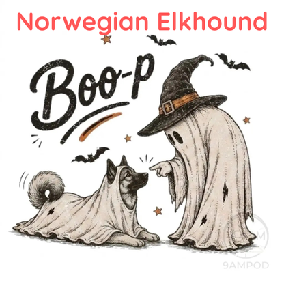 Comfort Colors® Boo-p Ghost Dog Shirt - Funny Halloween Dog Mom Graphic Tee