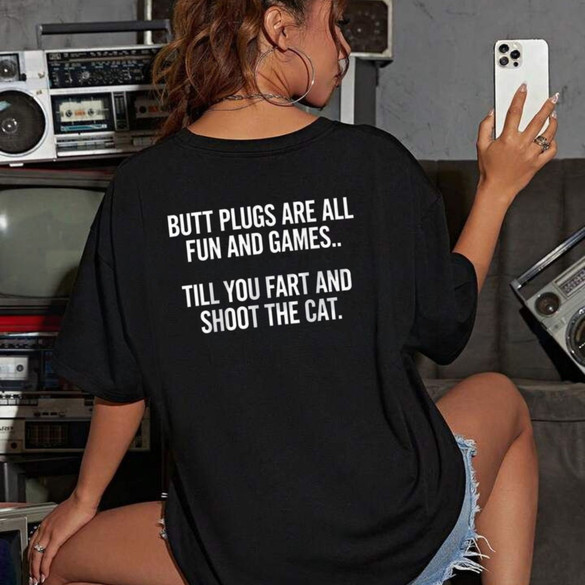 Humorous Adult Quote Top – Funny Sarcastic Saying Graphic Apparel