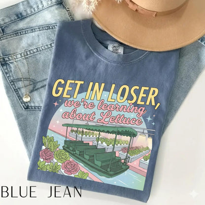 Comfort Colors Get In Loser Magical Journey T-Shirt – Playful Theme Park Graphic Tee, Retro Vacation Aesthetic Shirt