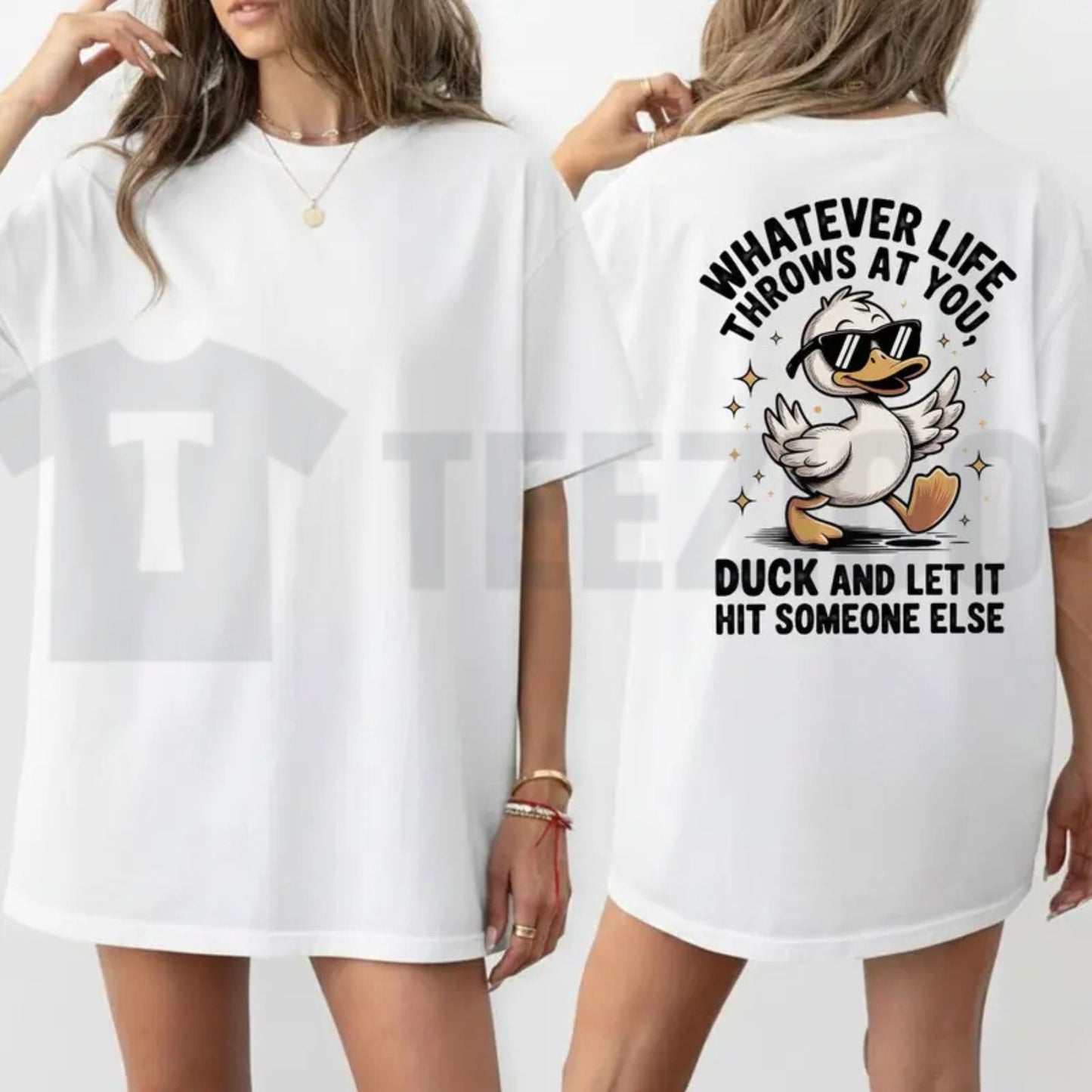 Funny Duck T-Shirt – Cute Sarcastic Graphic Tee