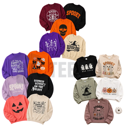 Halloween Edition Surprise Sweatshirt - Spooky Mystery Graphic Crewneck