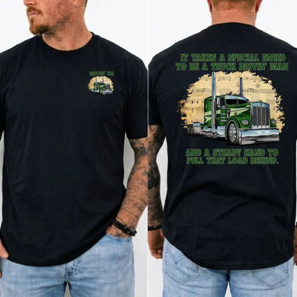 Movin On Trucker Vintage 70s TV Show Retro Big Rig Graphic T-Shirt