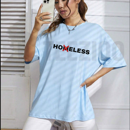 Funny Hoeless Sarcastic Single Lifestyle Novelty Quote Graphic T-Shirt