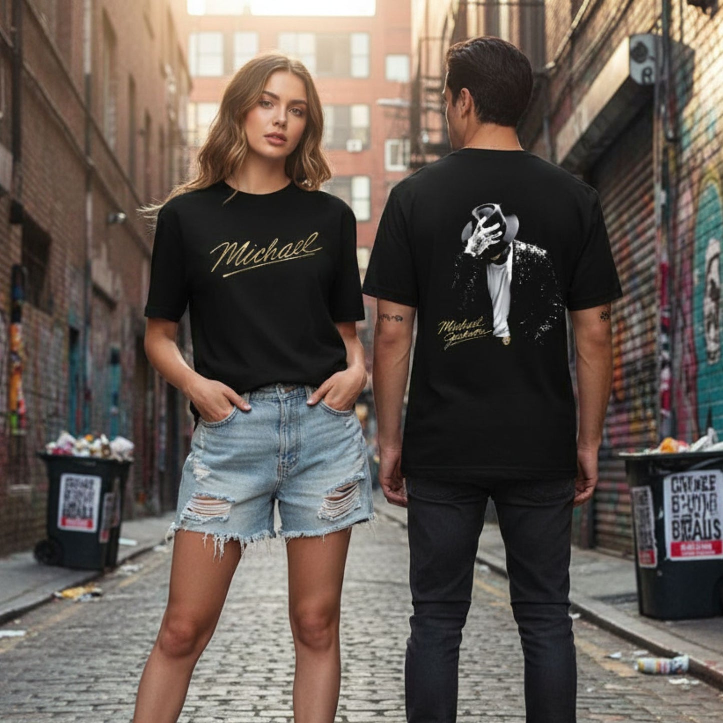 Michael Jackson "The King of Pop" T-Shirt – Iconic Dance Pose & Signature Graphic Tee, Premium 100% Cotton MJ Fan Top, Made in USA