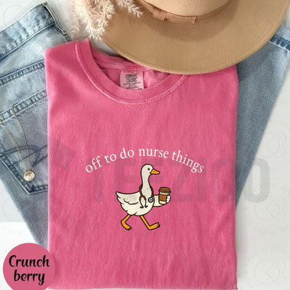 Funny Sarcastic Nurse Life Comfort Colors Graphic Tee