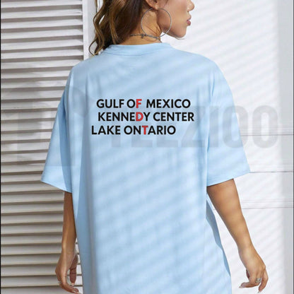 Landmarks & Waterways Geography Top – Gulf Of Mexico Kennedy Center Lake Ontario Graphic Apparel