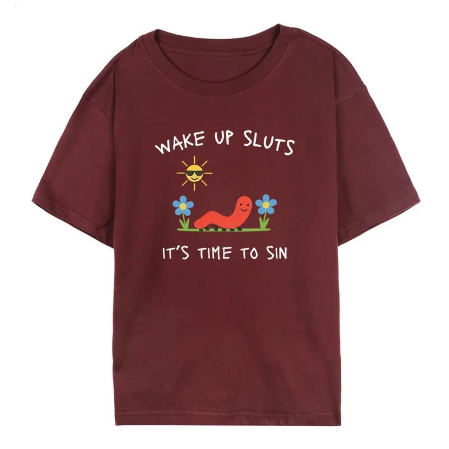 "Wake Up Slts" Funny Animal T-Shirt – Viral Meme Graphic Tee, Premium 100% Cotton Ironic Animal Top, Made in USA