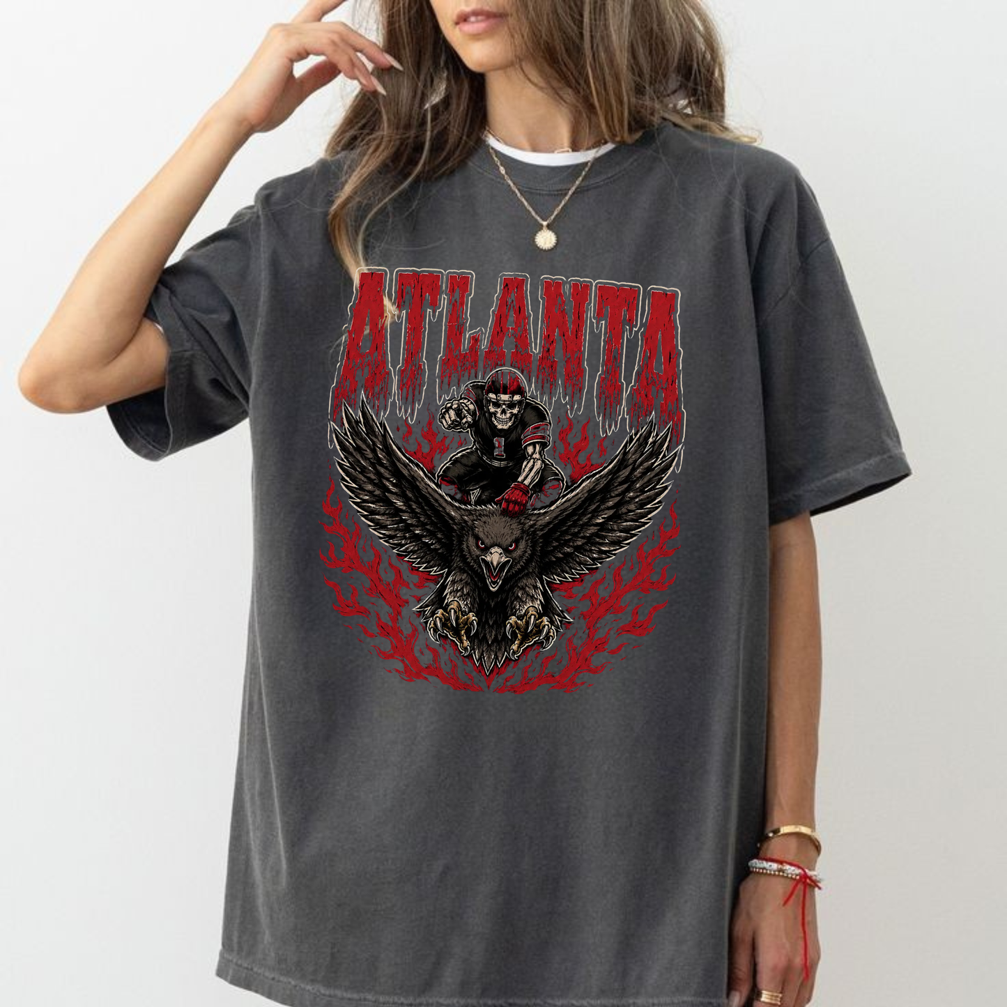 All 32 Teams Football Skull Shirt - Retro 90s Gridiron Graphic Tee