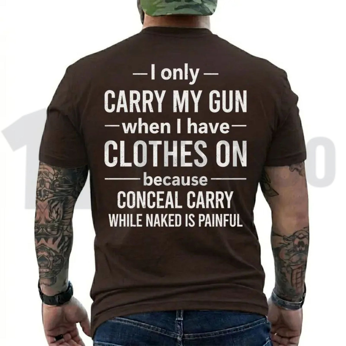 Funny Second Amendment Top – Gun Owner Humor Graphic Apparel