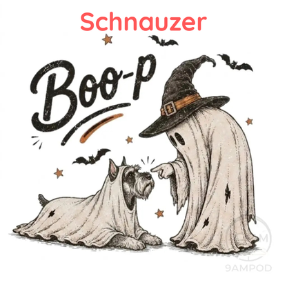 Comfort Colors® Boo-p Ghost Dog Shirt - Funny Halloween Dog Mom Graphic Tee