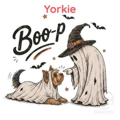 Comfort Colors® Boo-p Ghost Dog Shirt - Funny Halloween Dog Mom Graphic Tee
