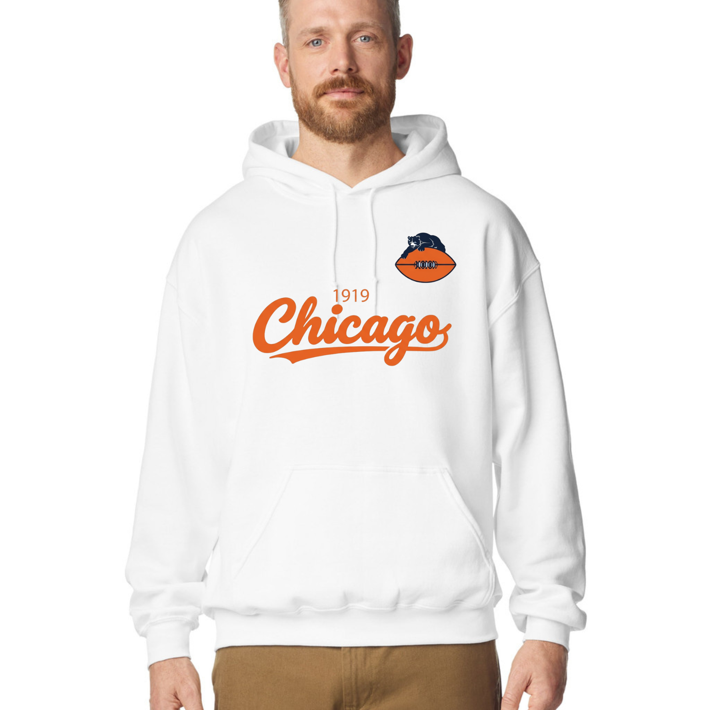 Retro City Football Hoodie - Vintage Hometown Sports Graphic Pullover