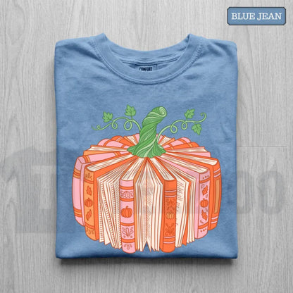 Book Pumpkin Fall Shirt – Cute Bookish Librarian & Bookworm Tee