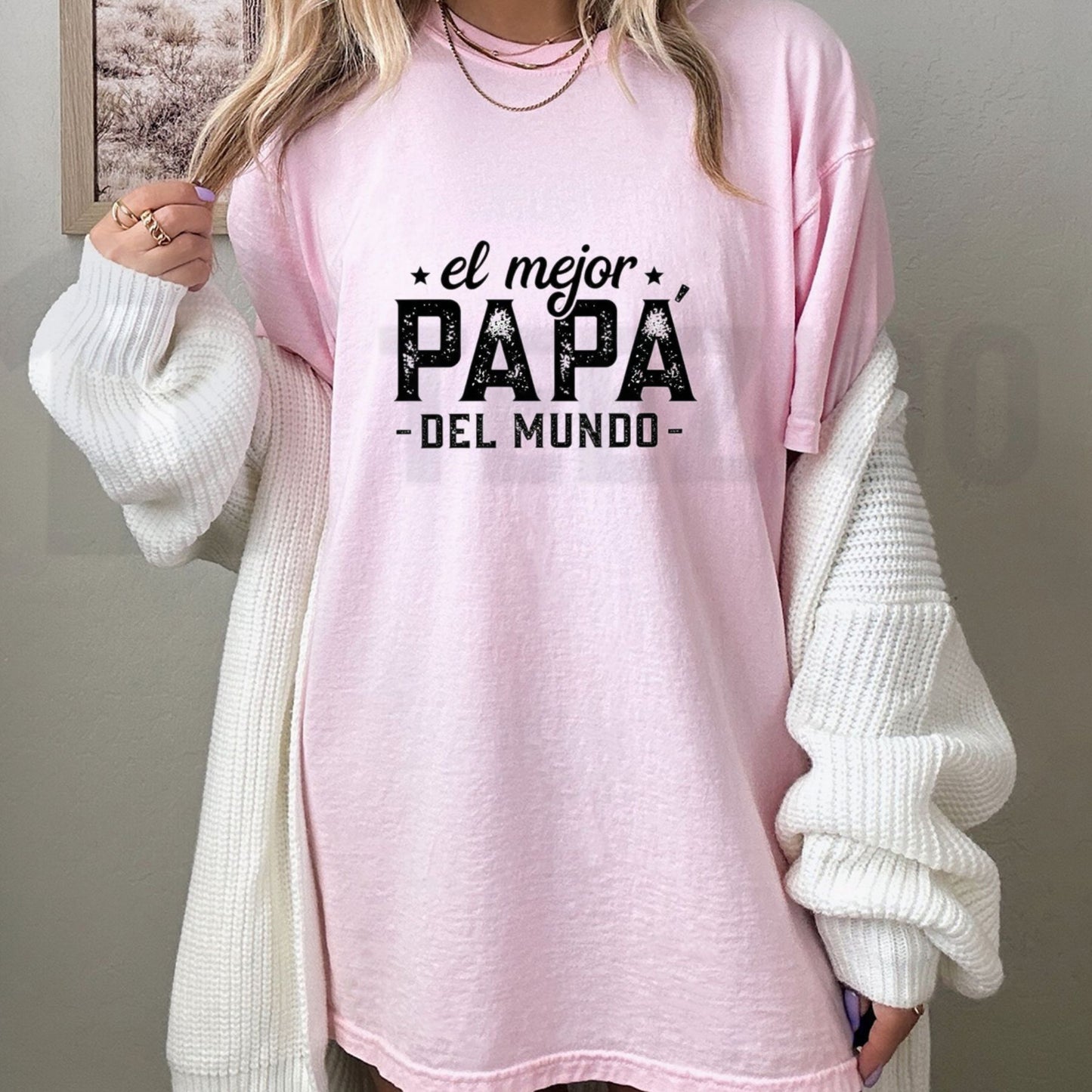 El Mejor Papá del Mundo Graphic T-Shirt – Celebrate the Best Dad in the World Spanish Father's Day Tee, Meaningful Family Urban Top