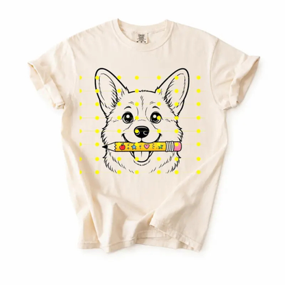Dog Breeds Back-to-School T-Shirt - Retro First Day of School Pet Tee