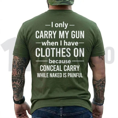 Funny Second Amendment Top – Gun Owner Humor Graphic Apparel