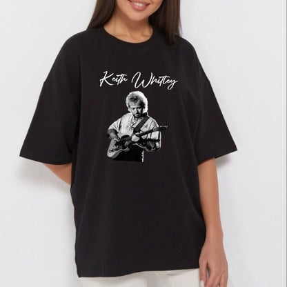 Keith Whiley "Music" Vintage Style T-Shirt – Retro Soulful Graphic Artist Tee, Premium 100% Cotton Indie Musician Top, Made in USA