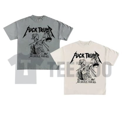 Vintage F Trump Bootleg Political Punk Graphic Tee