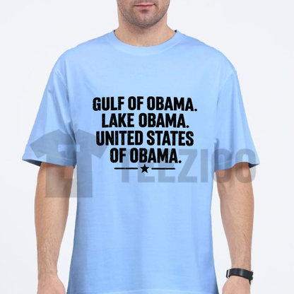 Gulf Of Obama Lake Obama Shirt - Political Satire Map Graphic Tee