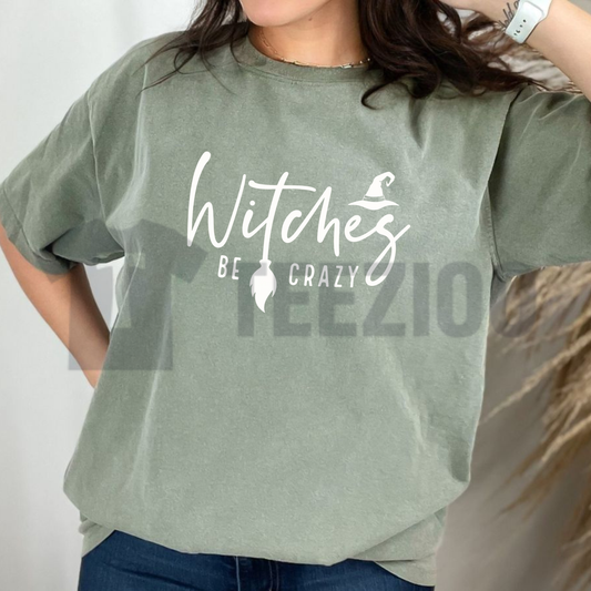 Witches Crazy Graphic T-Shirt - Vintage Spooky Season Coven Tee