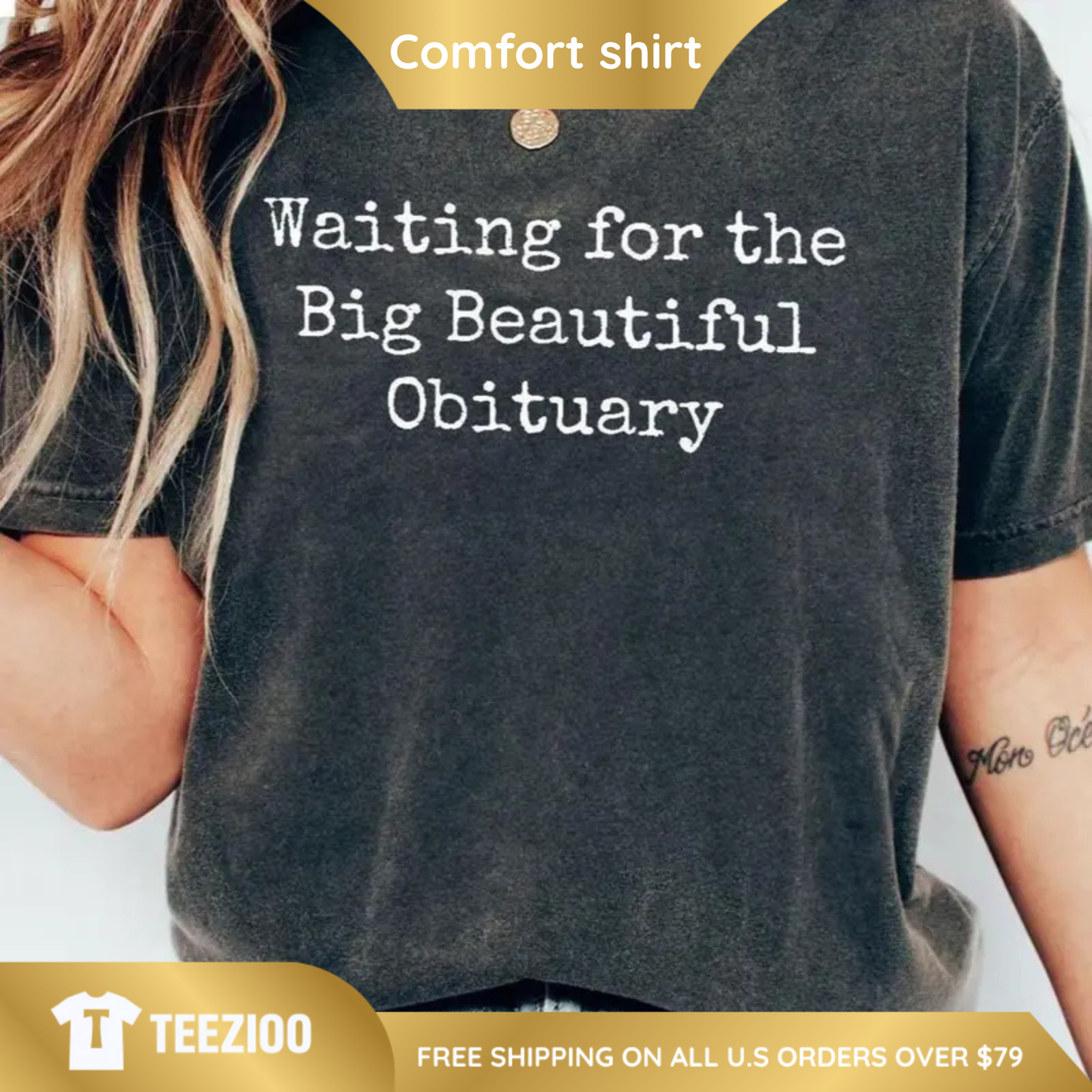 "Big Beautiful Story" Comfort Colors Graphic Tee