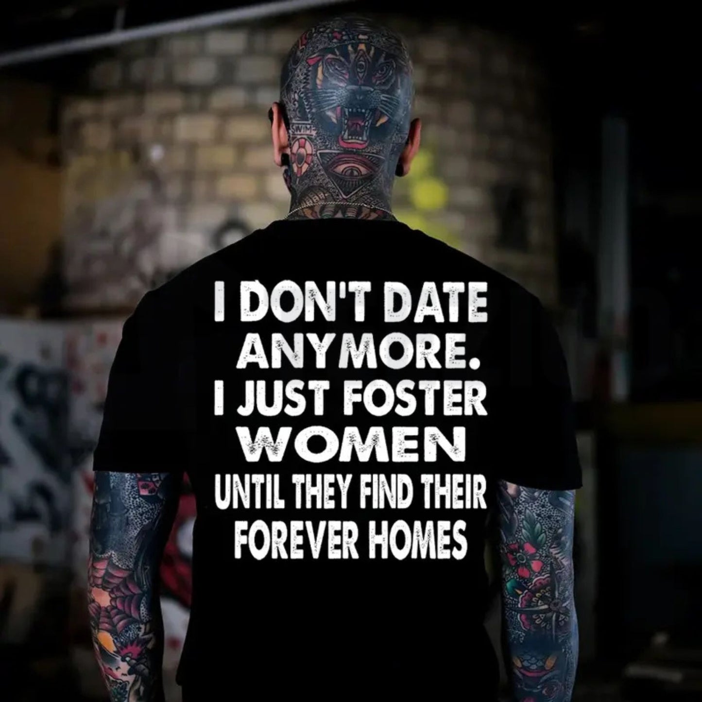 I Don’t Date Anymore Sarcastic Single Life Graphic T-Shirt