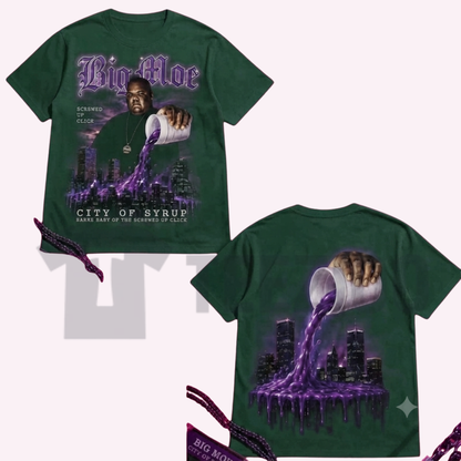 Big Moe Heavy Cotton Unisex Graphic T-Shirt - Houston Texas DJ Screw Tee