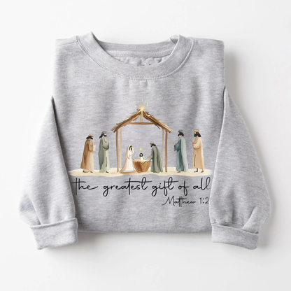 Love In Season Christmas Sweatshirt - Womenswear Holiday Grace Crewneck