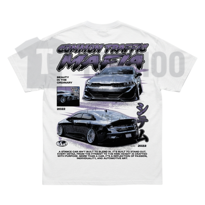 Common Traffic Mafia Stance Car Culture Back Print Shirt - JDM Automotive Graphic Tee