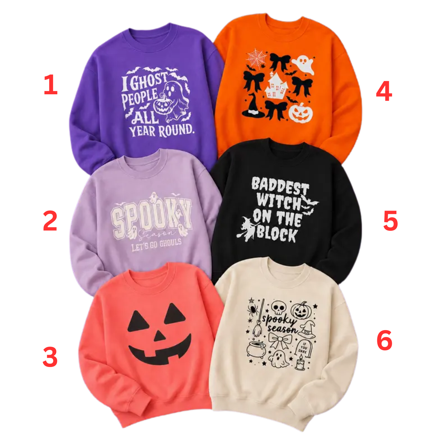 Halloween Edition Surprise Sweatshirt - Spooky Mystery Graphic Crewneck